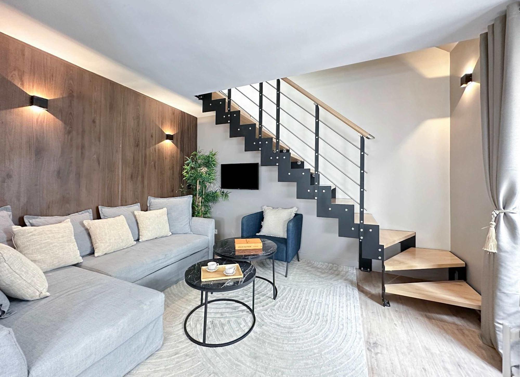 파리 Stylish & Chic Duplex Near Eiffel Tower 아파트 외부 사진